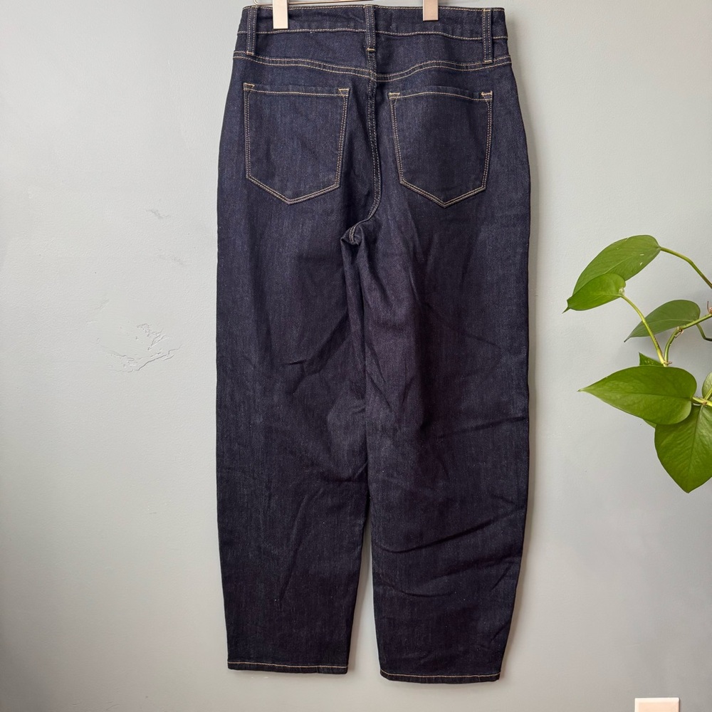 Lovervet By Vervet Divinity High Rise Slim Barrel Jeans in Dark Rinse. 27 / 5 - Picture 9 of 12